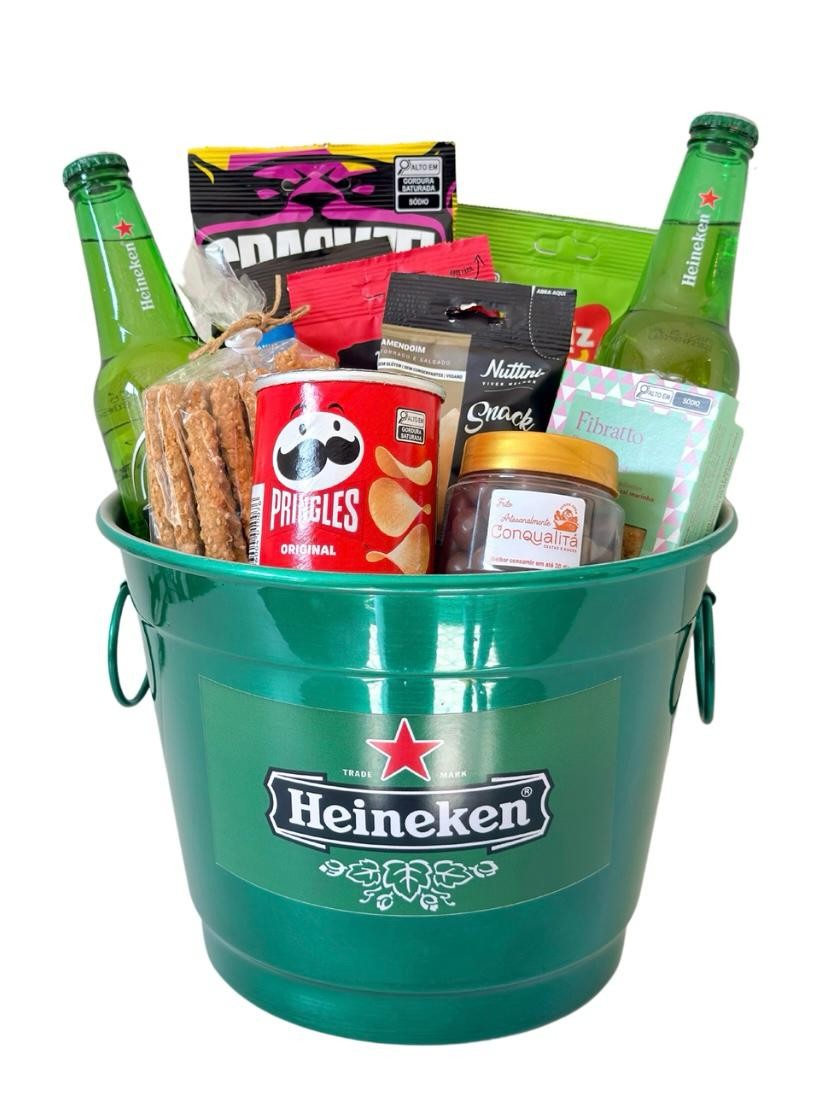 Balde de cerveja Heineken