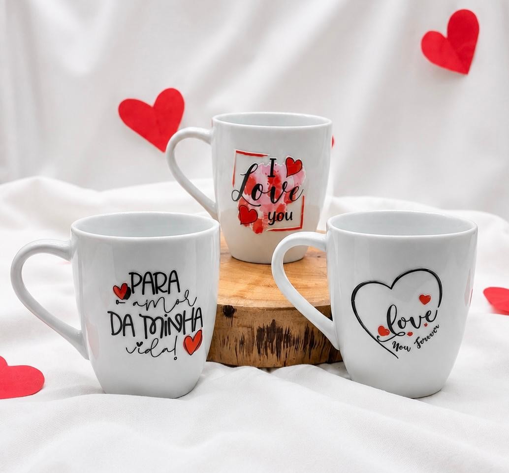 Caneca Sortida Romântica