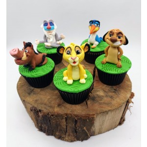 Cupcake Rei Leão 3D 