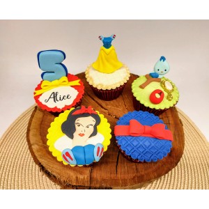 Cupcake Branca de Neve