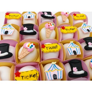 Docinho Glaceado Circo Rosa