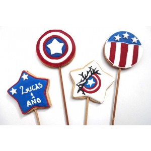 Biscoito Capitão América
