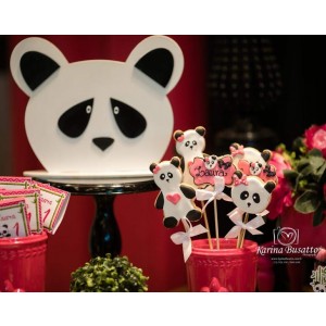 Biscoito decorado Urso Panda