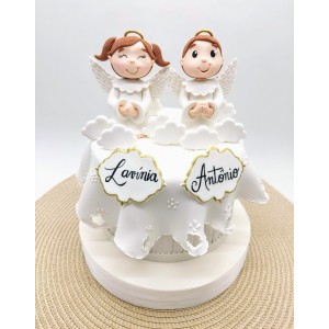 Bolo P Batizado Duplo