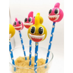 Cake pop Baby Shark
