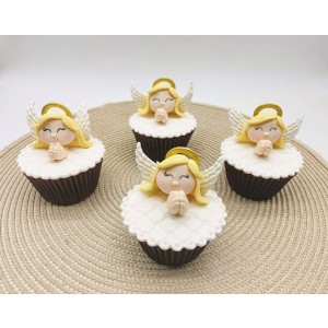 Cupcake 3D médio Batizado