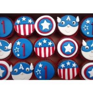 Cupcake Capitão América