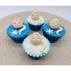 Cupcake Frozen 3D M