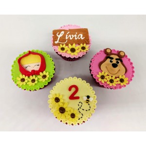 Cupcake Masha e o Urso