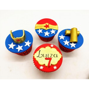 Cupcake Mulher Maravilha