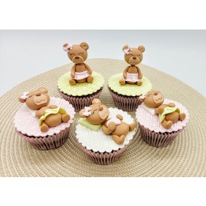 Cupcake 3D Ursinha
