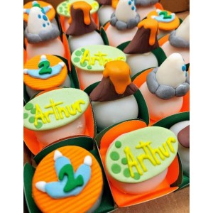 Docinho Glaceado Dino Colorido