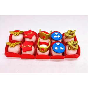 Docinho Glaceado Mulher Maravilha