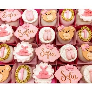 Docinho Glaceado Ursa Bailarina