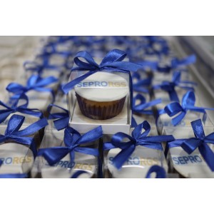 Mini Cupcake Corporativo na Caixa
