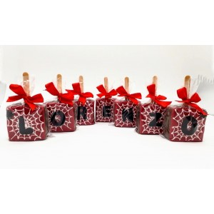 Pão de Mel Homem Aranha Letras