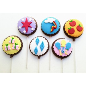 Pirulito de chocolate My Little Pony