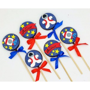 Pirulito de chocolate Astronauta