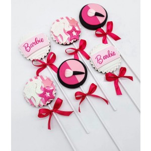 Pirulito de chocolate Barbie