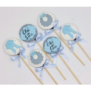 Pirulito de chocolate Chá de Bebê