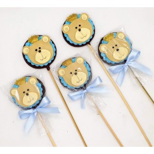 Pirulito de chocolate Urso