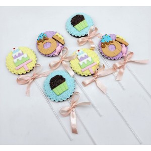 Pirulito de chocolate Confeitaria