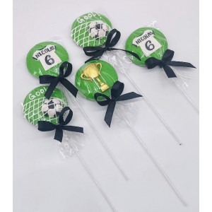Pirulito de chocolate Futebol