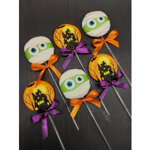 Pirulito de chocolate Halloween