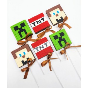Pirulito de chocolate Minecraft