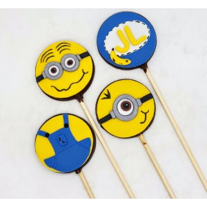 Pirulito de chocolate Minions