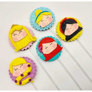 Pirulito de chocolate Princesas