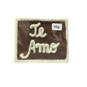Placa de chocolate - Te Amo 
