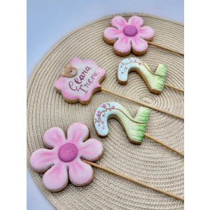 Biscoito decorado Jardim