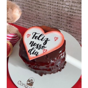 Bolo "Feliz Nosso Dia"
