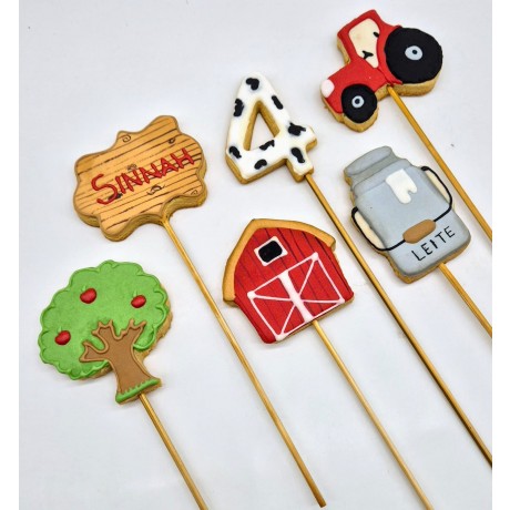 Biscoito decorado Fazendinha