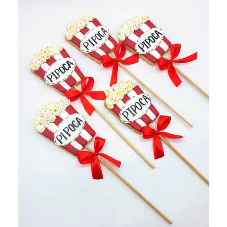 Biscoito Decorado Pipoca