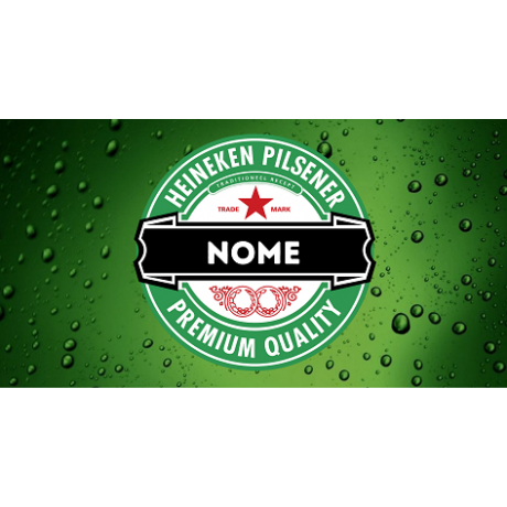 adesivo vinil Heineken