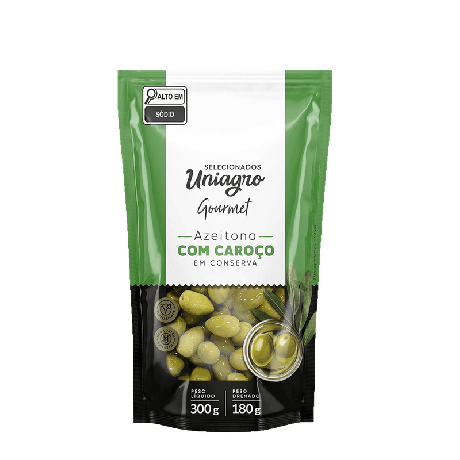 Azeitona Verde com caroço 100g