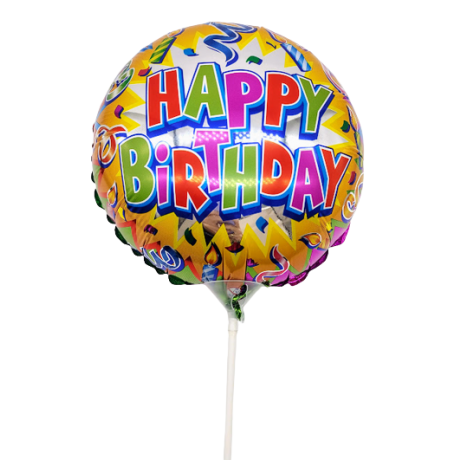 Balão Metalizado - Aniversário