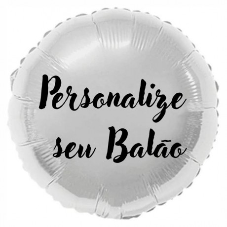 Balão Metalizado 18" Personalizado.