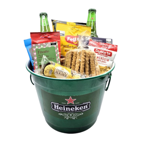 Balde de cerveja Heineken