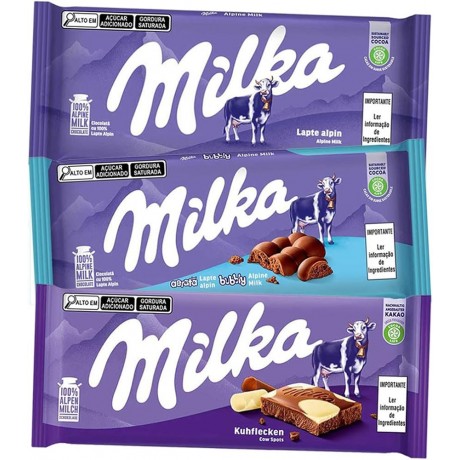 Barra de Chocolate Milka 90g