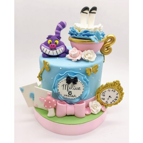 Bolo Alice no País das Maravilhas