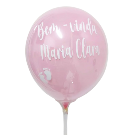 Balão Bubble 10" Personalizado 