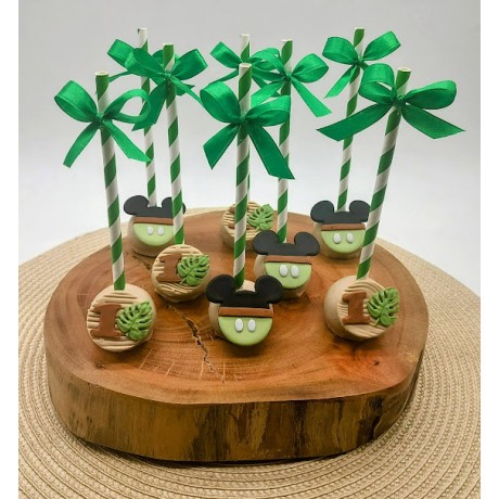 Cake pop Mickey/ Minnie Safari