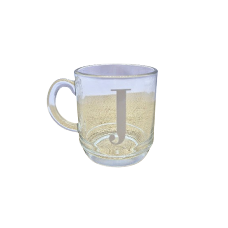 Caneca Vidro c/ Inicial