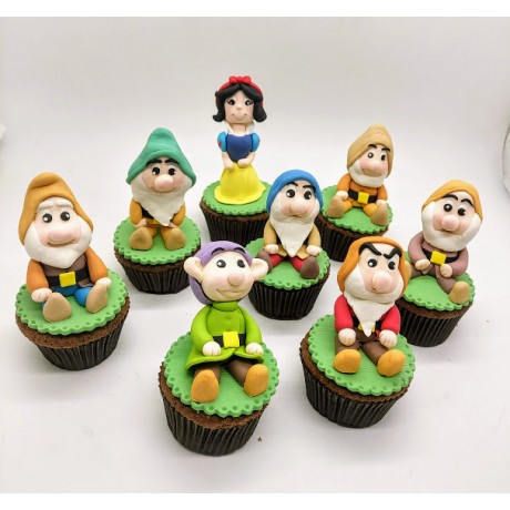 Cupcake 3D Branca de Neve