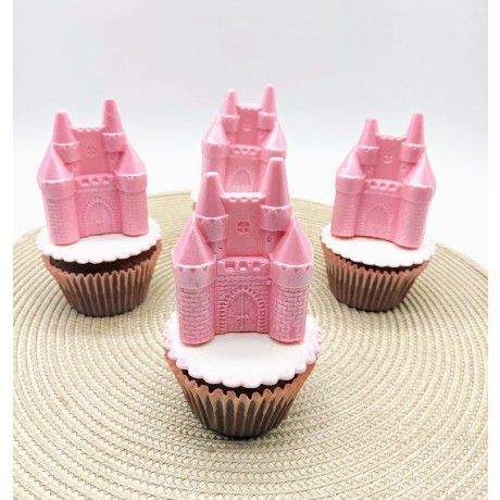 Cupcake Castelo 3D