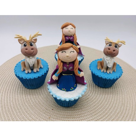 Cupcake Frozen 3D
