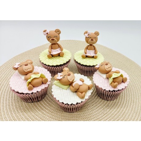 Cupcake 3D Ursinha